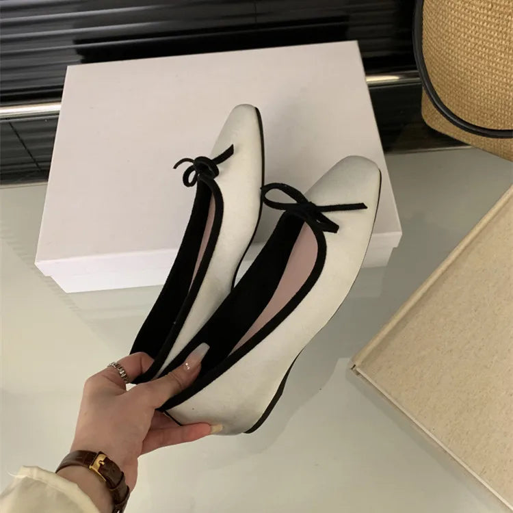 LBSFY -New Brand Women Flats Round Toe Shallow Slip On Ladies Casual Ballet Shoes Soft Leather Eelgant Dress Shoes Mujer