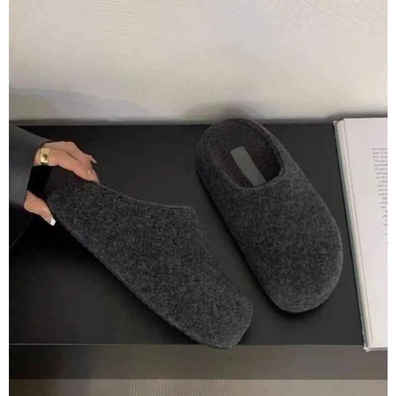 LBSFY -Fashion Flat Slippers for Women 2026 New Outdoor Cozy Soft Flat Mules Lady Retro Spring House Slides Antiskid Beach Shoe