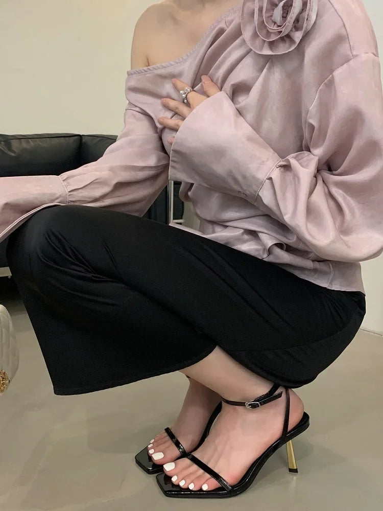 LBSFY -Spring New Leopard Print Women Slipper Pointed Toe Thin Low Heel Sandal Ladies Mules Shoes Zapatos Mujer