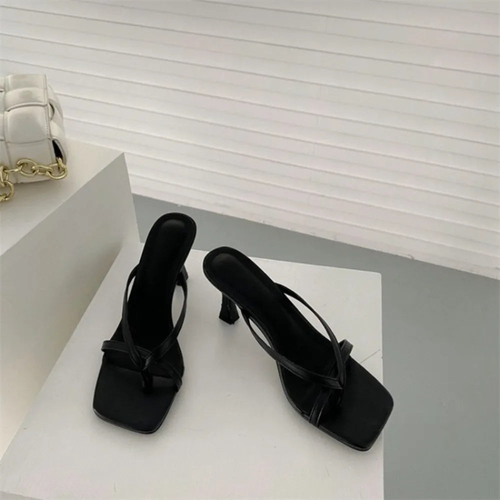 LBSFY -Female Summer Sexy Heels Sandals Slides Ladies Shoes Fashion Women Pumps Flip Flops Luxury High Heels Slippers Shoes