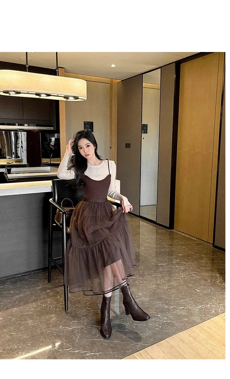 LBSFY -2025 Vintage High Heel Women Ankle Boots Fashion Square Toe Short Booties Autumn Winter Ladies Shoes Botas Mujer