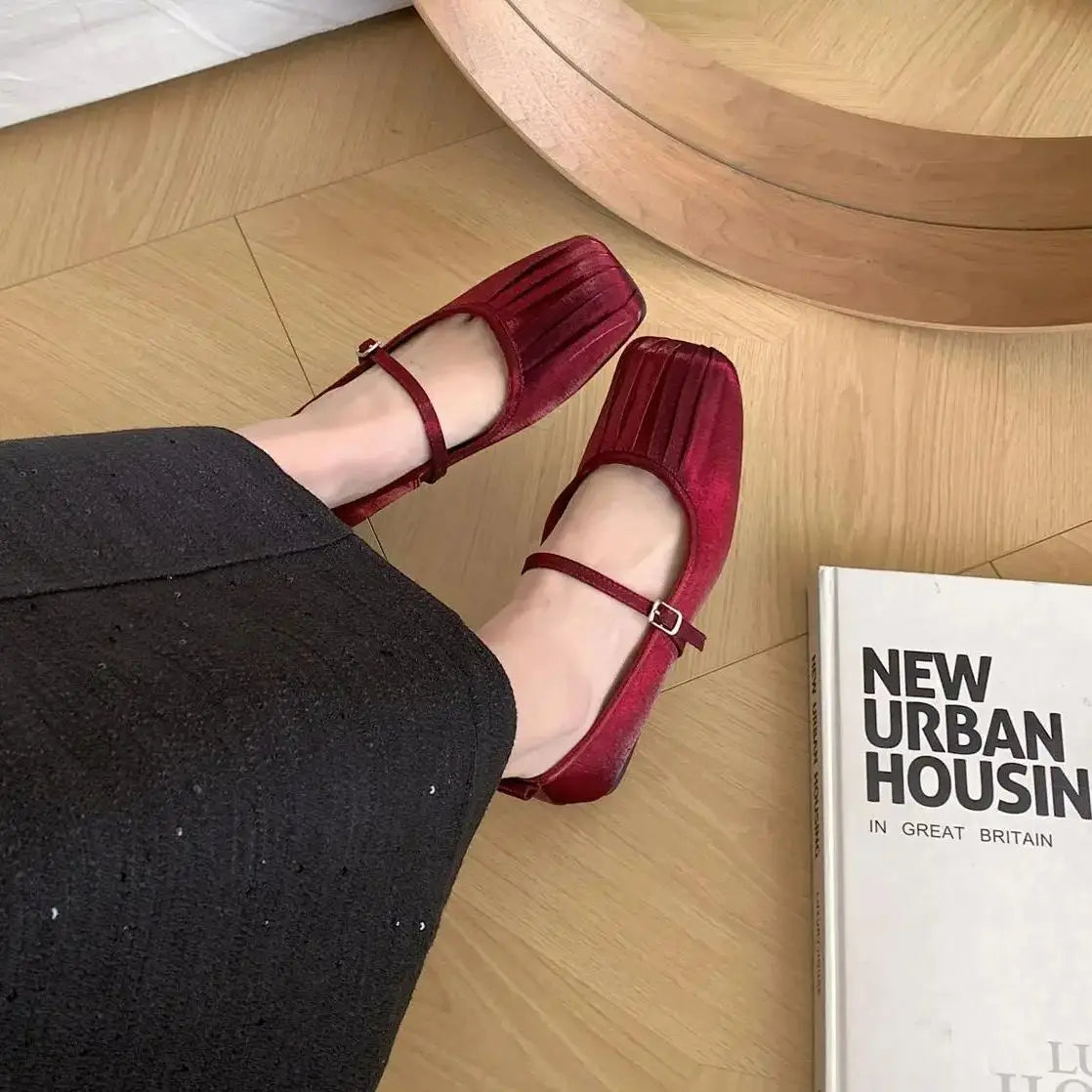LBSFY  -  Brand New Women Flat Shoes Fashion Round Toe Shallow Ladies Mary Jane Ballerinas Flat Heel Casual Ballet Shoes Mujer