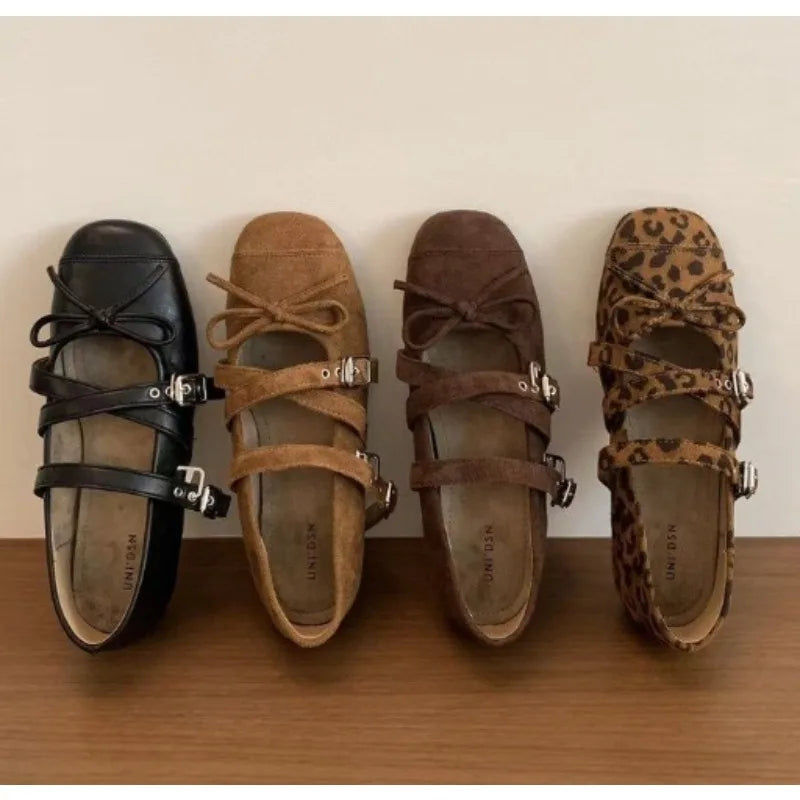 LBSFY -New Style Spring Autumn Fashion Butterfly-knot Women Flats Concise Ladies Ballet Style Shoes Eelgant Dress Shoes Zapatos Mujer