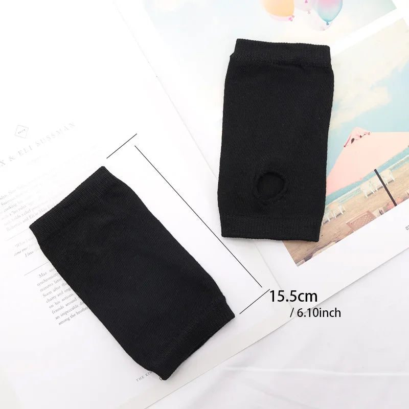 Lbsfy Anime Women Short Fingerless Gloves Cosplay Mitten Unisex Oversleeve Arm Warmer Men's Fashion Warm Cuff Gloves Cosplay Accessory