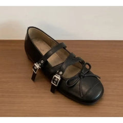 LBSFY -New Style Spring Autumn Fashion Butterfly-knot Women Flats Concise Ladies Ballet Style Shoes Eelgant Dress Shoes Zapatos Mujer