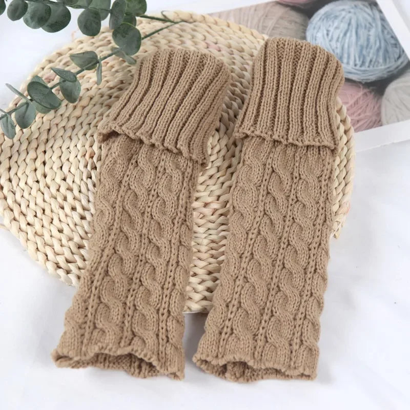 Lbsfy Sweet Children Leg Warmers Lolitas Twist Knitted Socks Korean Baby Girls Warm Foot Cover Guards Elastic Versatile Elephant Socks