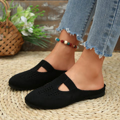 LBSFY -Women's Shoes Casual Sneaker Soft Sole Lightweight Slip on Casual Shoes Half Drag Daily Comfy Mules Women's Summer Shoes