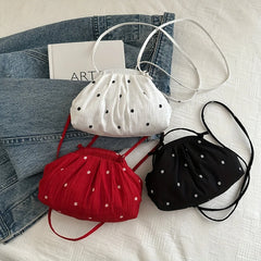 LBSFY -Ladies' Crossbody Bag, Fashionable and Versatile, with Floral Patterns, Exquisite and Niche Design, Single Shoulder Bag
