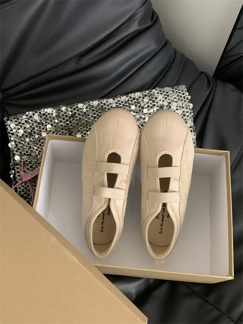LBSFY  -   Ballet Flats Sneakers Shoes Women Round Toe Casual Silps Flat 2024 New Fashion Ballerinas Zapatos Mujer