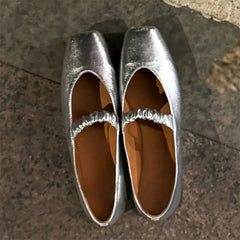 LBSFY -Spring Fashion Round Toe Mary Jane Women's Flat Shoes Concise Ladies Street Style Elegant Casual Mules Shoes