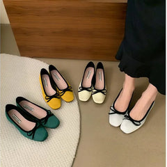 LBSFY -New Brand Women Flats Round Toe Shallow Slip On Ladies Casual Ballet Shoes Soft Leather Eelgant Dress Shoes Mujer