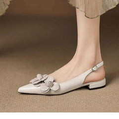LBSFY -New Style Luxury Women's Retro Pointed Toe Decal Women's Shoes Fashion Outdoor Party High Heels Sandals Zapatos Mujer