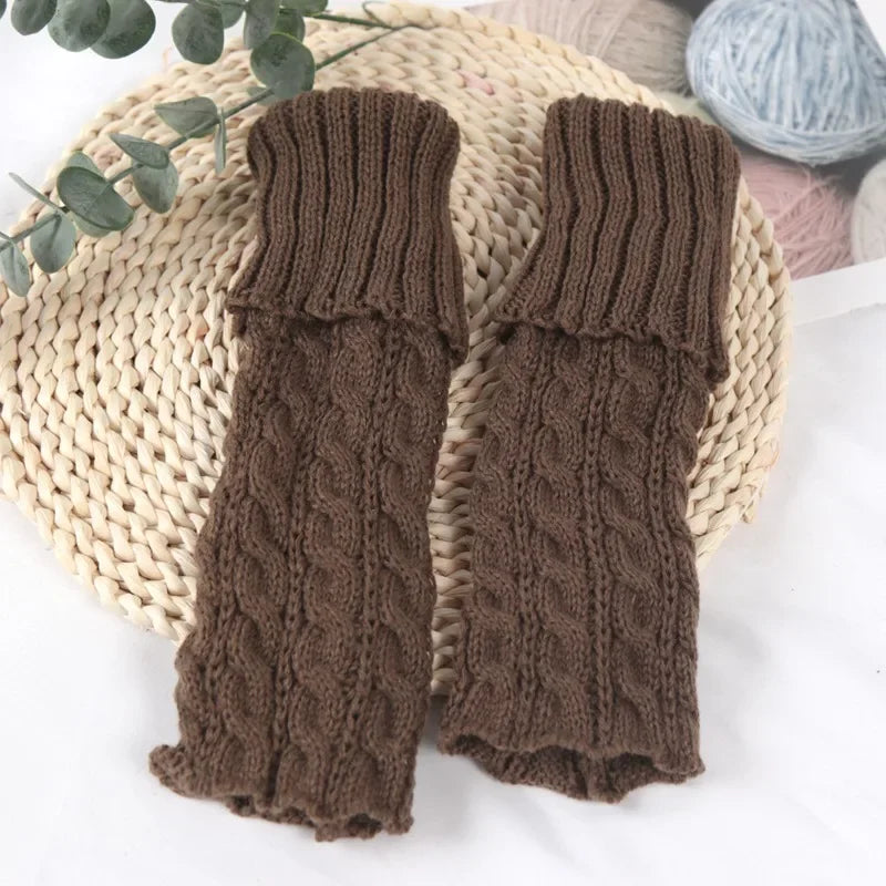 Lbsfy Sweet Children Leg Warmers Lolitas Twist Knitted Socks Korean Baby Girls Warm Foot Cover Guards Elastic Versatile Elephant Socks