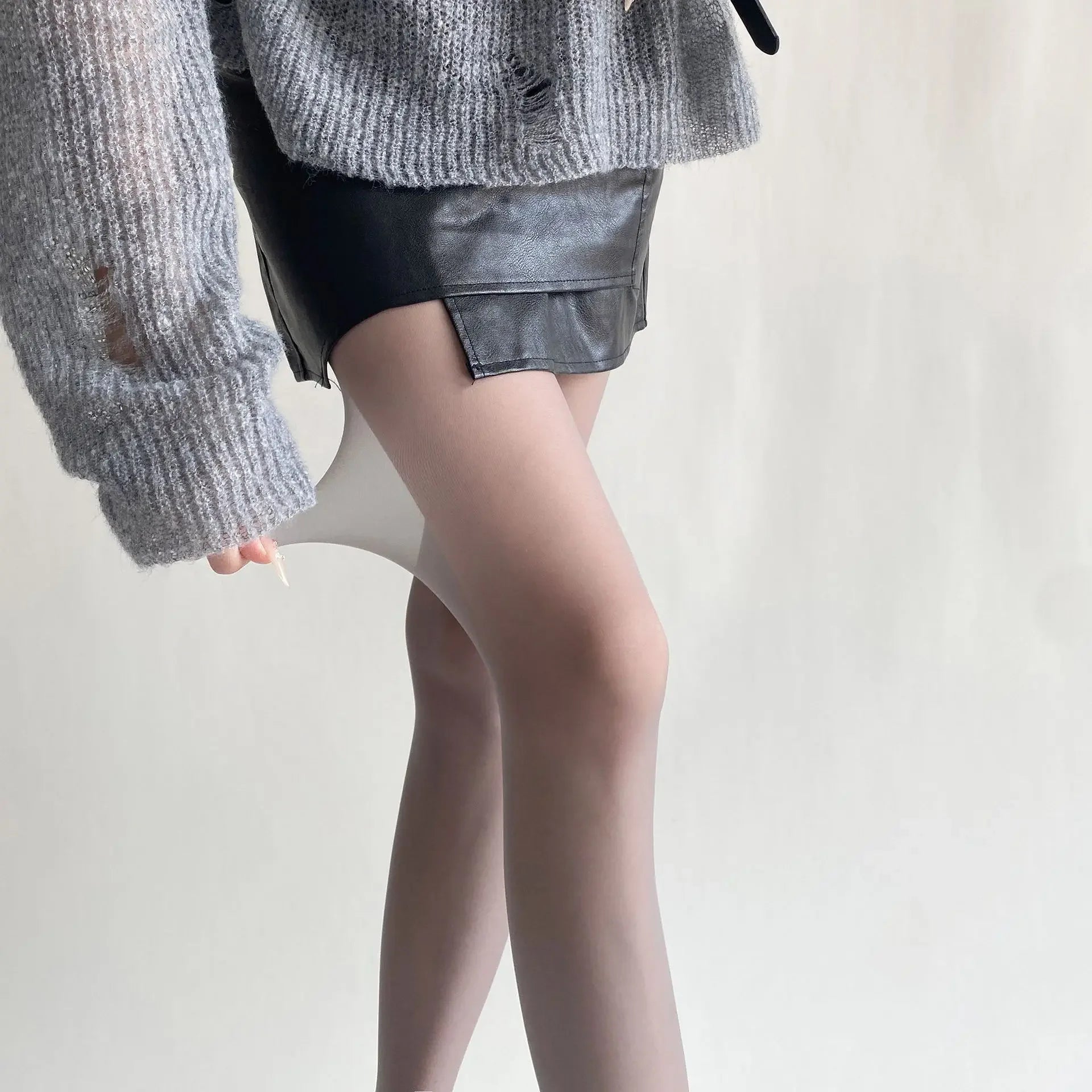 Lbsfy Blue Green Ultra-thin Nylon Thigh High Stockings Pantyhoses Women Sexy Women Tights Velvet Sexy Lingeries Hosiery Body Stockings