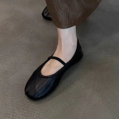 LBSFY -Autumn Design Women Ballet Flats Shoes Fashion Comfort Street Style Soft Sole Female Dress Leather Mary Jane Shoes