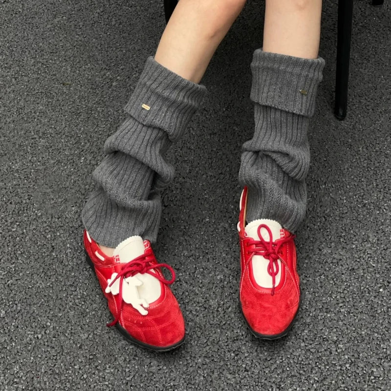 LBSFY  -  Women's Mary Jane training sneakers 2025 spring and autumn shoes genuine leather sports training ballet flat casual shoes