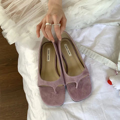 LBSFY -Summer Women's Flip-Flop Slip-On Flats Open Toe Soft Sandals Comfortable Casual Female Ballerinas Shoes Mujer