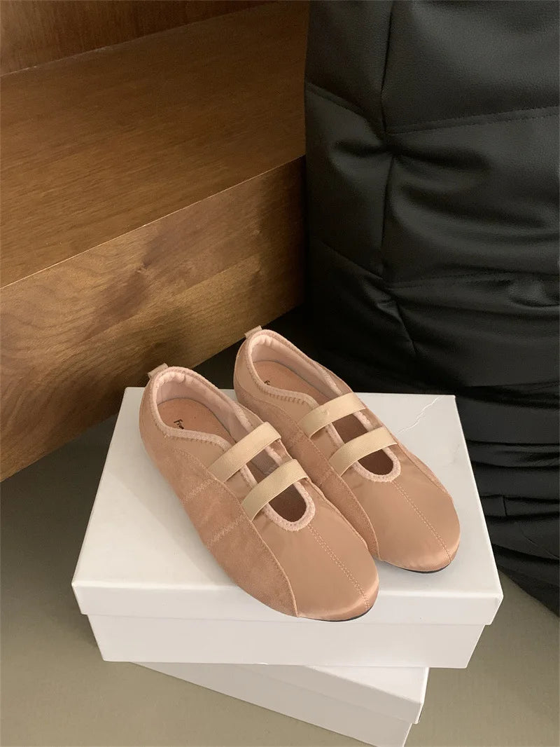 LBSFY  -   Ballet Flats Sneakers Shoes Women Round Toe Casual Silps Flat 2024 New Fashion Ballerinas Zapatos Mujer