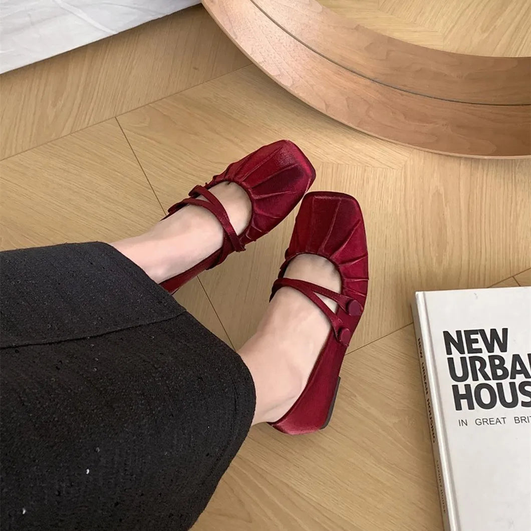 LBSFY  -  Brand New Women Flat Shoes Fashion Round Toe Shallow Ladies Mary Jane Ballerinas Flat Heel Casual Ballet Shoes Mujer