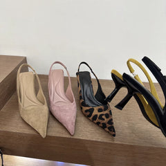 LBSFY -New Style Popular Summer Women Sandals Shoes Fashionable Pointed Toe High Heel Stripper Party Ladies Sandals Shoes Zapatos Mujer