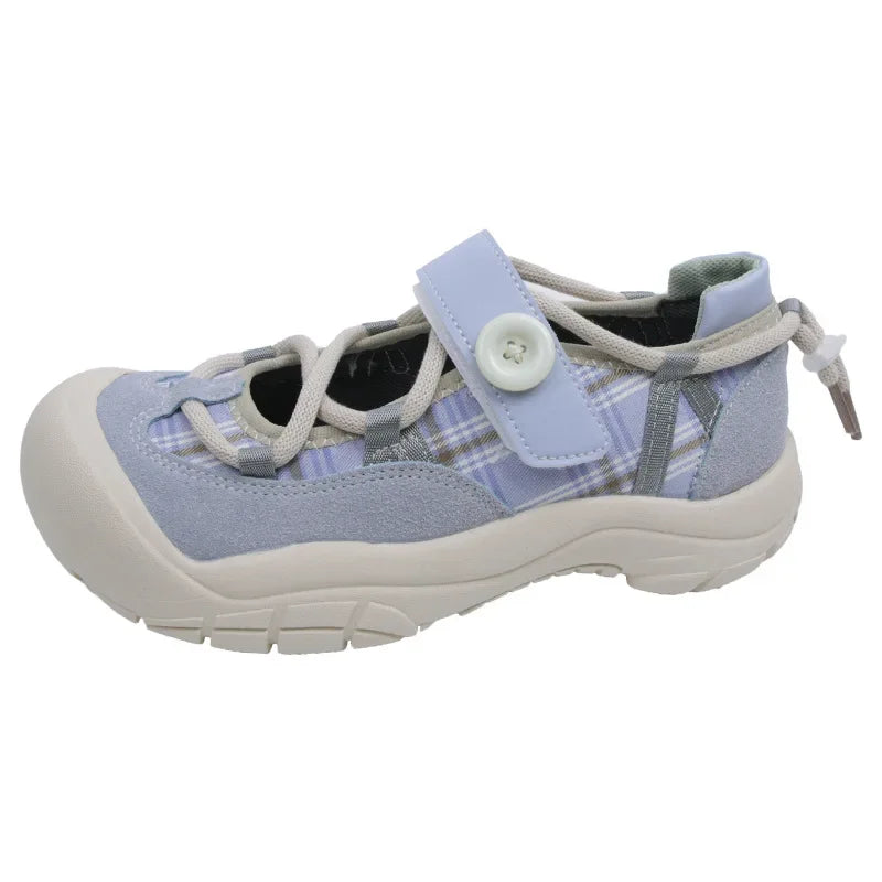 LBSFY -Ins Versatile Student Casual Sneakers Women's New Style Spring Autumn Ugly Shoe Board Shoes Polyester Sole Less Than 1cm He
