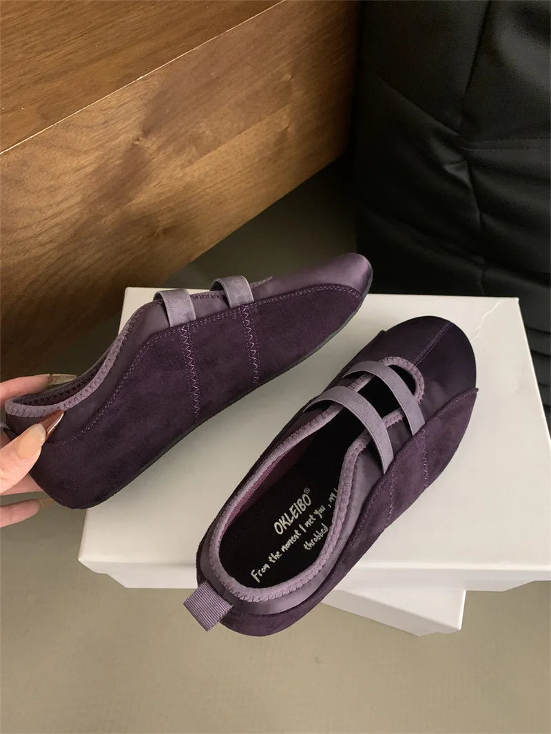 LBSFY  -   Ballet Flats Sneakers Shoes Women Round Toe Casual Silps Flat 2024 New Fashion Ballerinas Zapatos Mujer