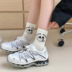 Lbsfy Women Socks Cute Kawaii Lovely Harajuku Sweet Style Socks Female Cartoon Bear Rabbit Dog Girl  Outerwear Sports Socks Wholesale