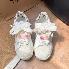 LBSFY  -  fashion Shell Head Shoes for Women 2024 Spring and Autumn Korean Version New Designer Students Casual Sneakers Female