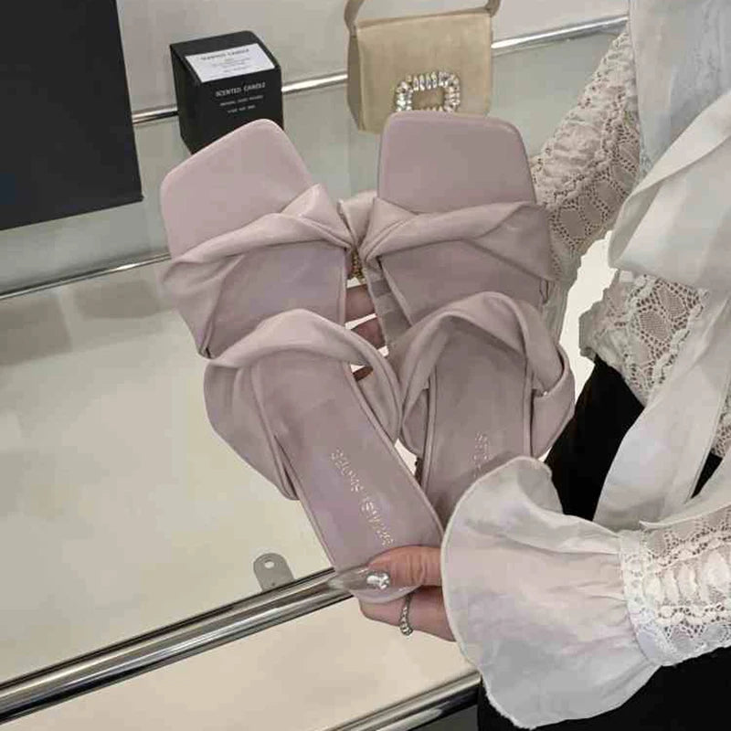 LBSFY  -Summer Fashion Clear Strange High Heels Women Slippers Open Toe Shoes Ladies Casaul Party Dress Slides