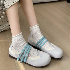 LBSFY  -  2024 New Women Mary Jane Shoes Fashion Ladies Shallow Soft Sole Non Slip Shoes Women's Comfort Walk Flats Shoes