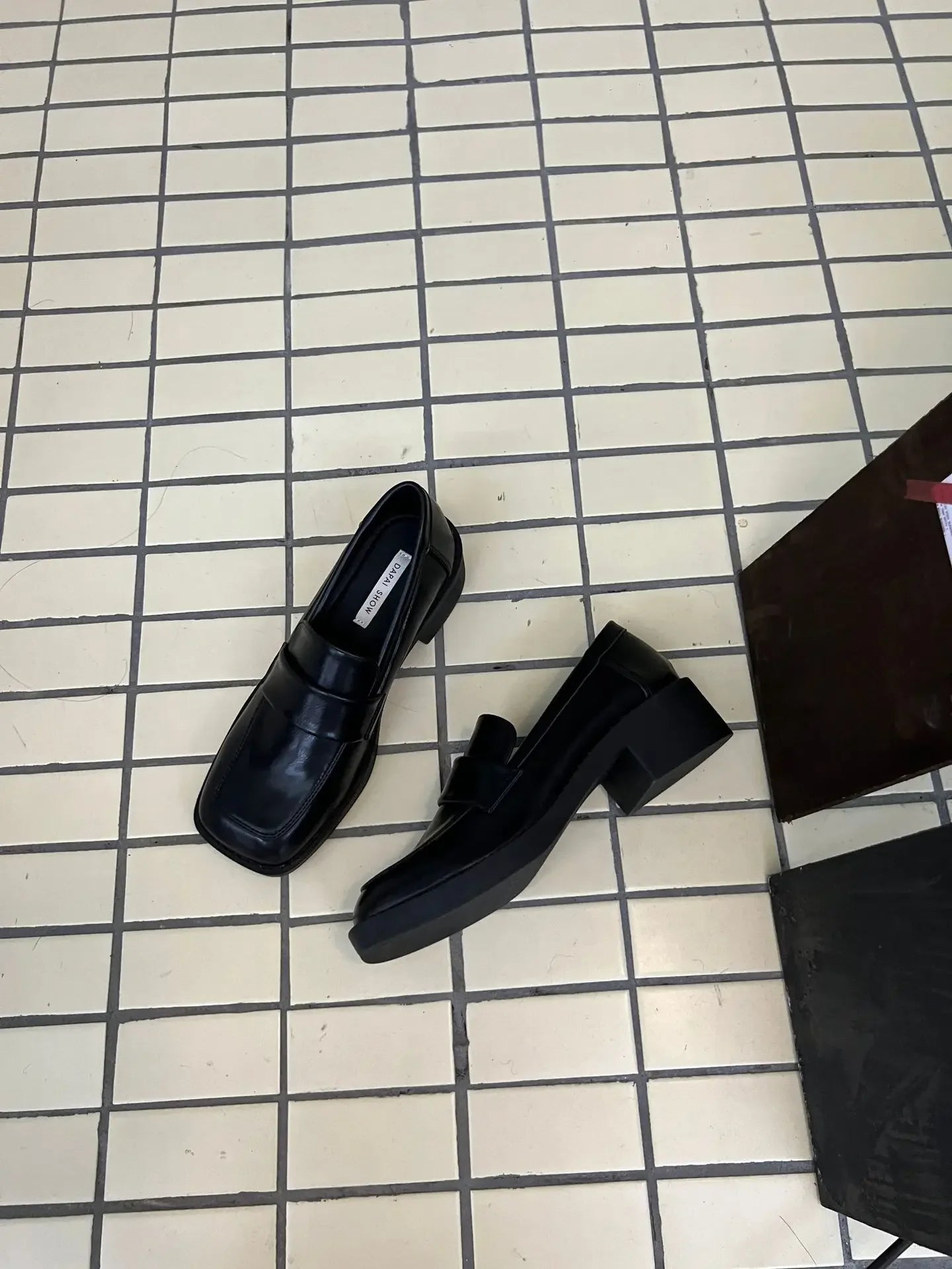 LBSFY  -  Size 34-40 Women PU Autumn Real Leather Loafers Casual Spring 2025 Flats Shoes Low Heels Vintage Office Lady Daily Dress