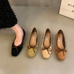 LBSFY -Soft Women Flats Femme Ballet Shoes Women Slip On Loafers Dress Flats Woman Outdoor Shoes Moccasins Mujer