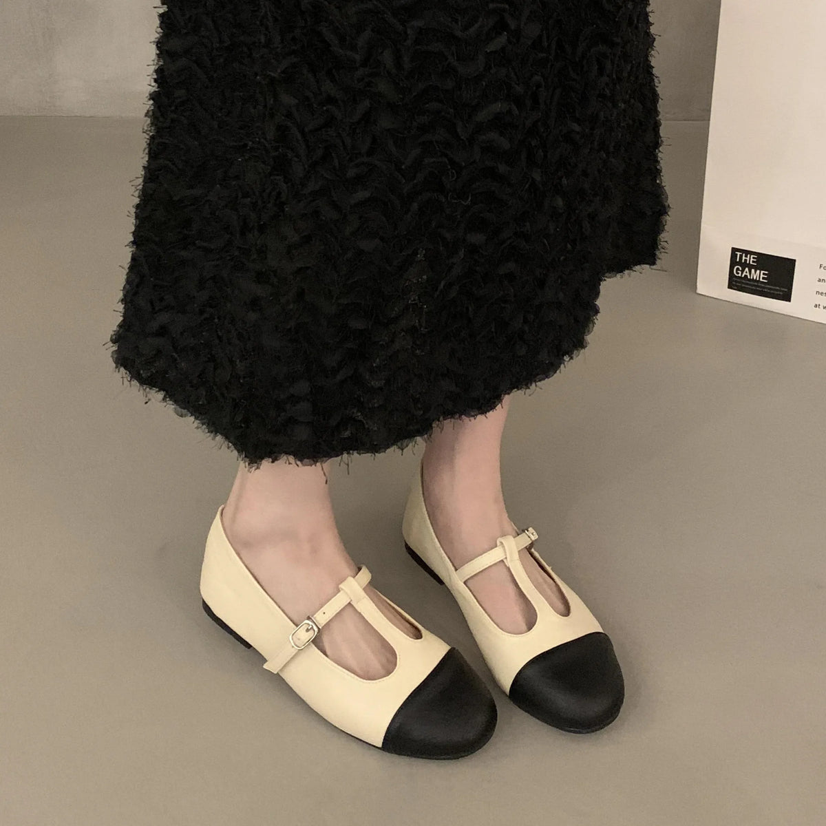 LBSFY  -  Women Flats Fashion Round Toe Shallow Slip On Ladies Soft Ladies Mary Jane Ballerinas Flat Heel Casual Ballet Shoes Muj
