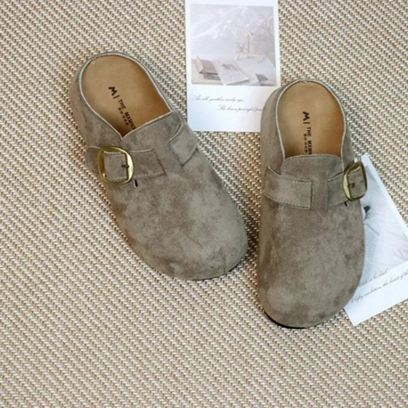 LBSFY -New Style Women's Casual Closed Toe Flip-flops Summer Outdoor Women's Slippers Sandals Comfortable Non-slip Slides Zapatos Mujer