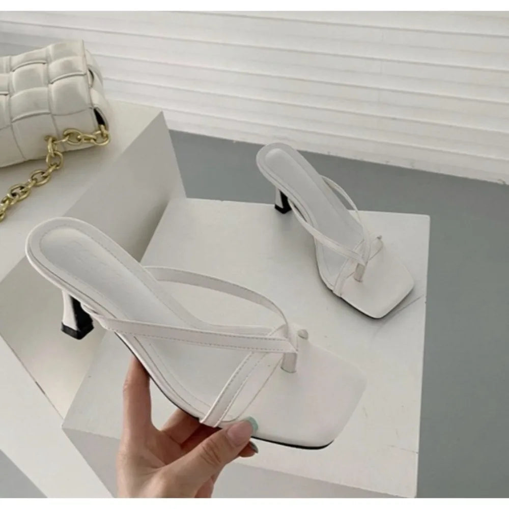LBSFY -Female Summer Sexy Heels Sandals Slides Ladies Shoes Fashion Women Pumps Flip Flops Luxury High Heels Slippers Shoes