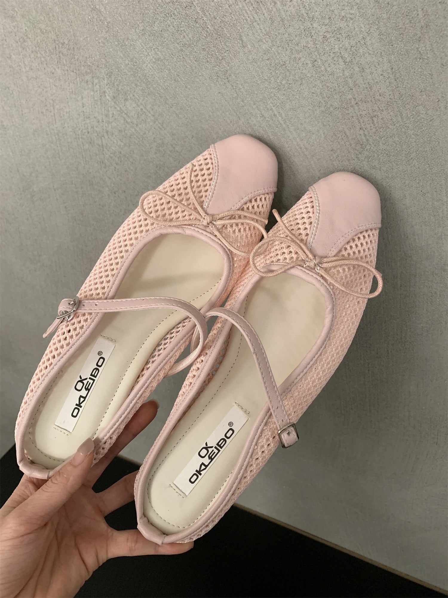 LBSFY -Summer Fashion Concise Round Head  Women Slippers Low Heels Bow Casual Hollowed Out Pumps Party Slide Mules shoes