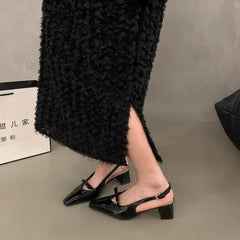 LBSFY -New Style Luxury Women's Heel Party for Women Purple Color Shoes Rhinestone Design Wedding Heels Plus Size Zapatos Mujer