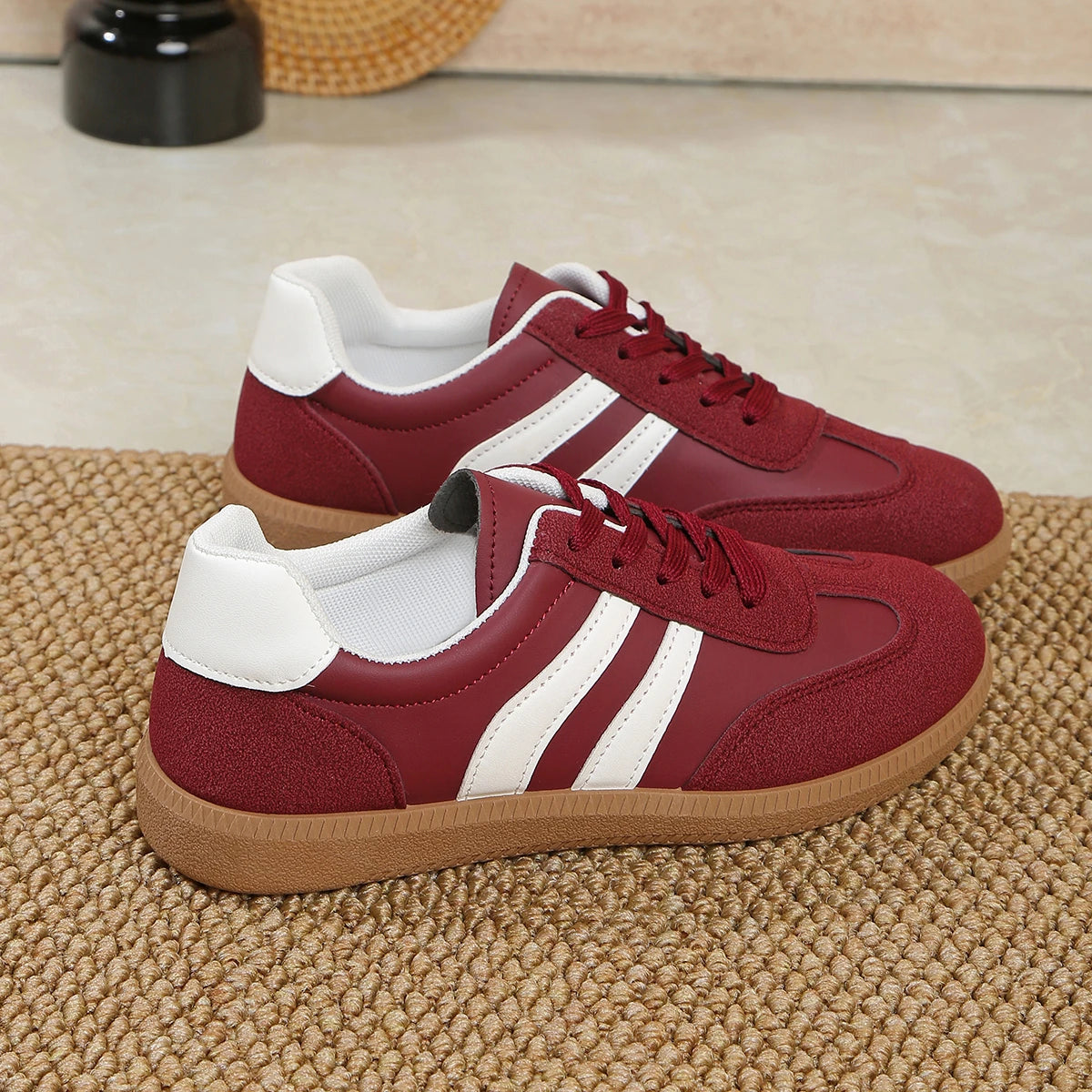 LBSFY -New Women's Casual Shoe Lace Sobriety New Fashion Lightweight Casual Outdoor Walking Shoes Sneakers Anti-slip Flat Women's Shoes