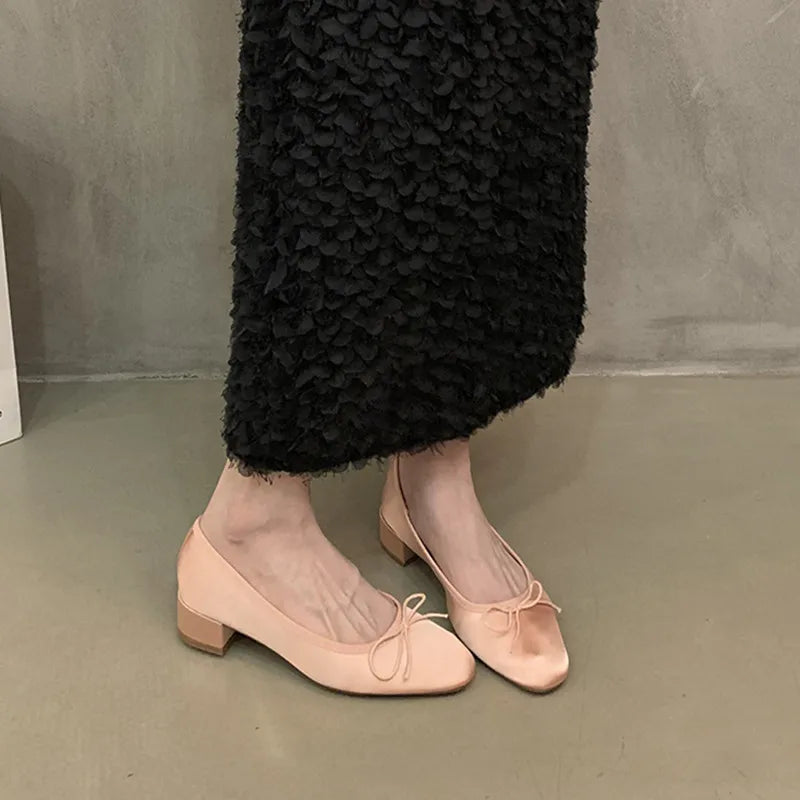 LBSFY  -Women Flat Shoes Fashion Round Toe Shallow Slip On Ladies Soft Ladies Mary Jane Ballerinas Flat Heel Casual Ballet Shoe