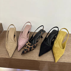 LBSFY -New Style Popular Summer Women Sandals Shoes Fashionable Pointed Toe High Heel Stripper Party Ladies Sandals Shoes Zapatos Mujer