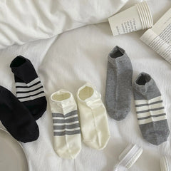 Lbsfy Women's Socks Spring Summer  Pure Color Small Fresh Socks Four Seasons Style High Appearance Antibacterial Cotton Sock Wholesale