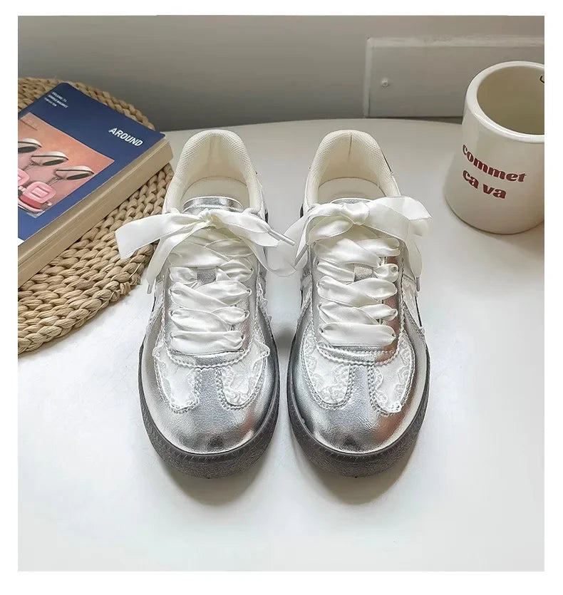 LBSFY -Retro Versatile Women Shoe Fashion Temperament Womens Casual Shoes Comfort Light Womens Flat Shoes Anti Slip Simple Single Shoes
