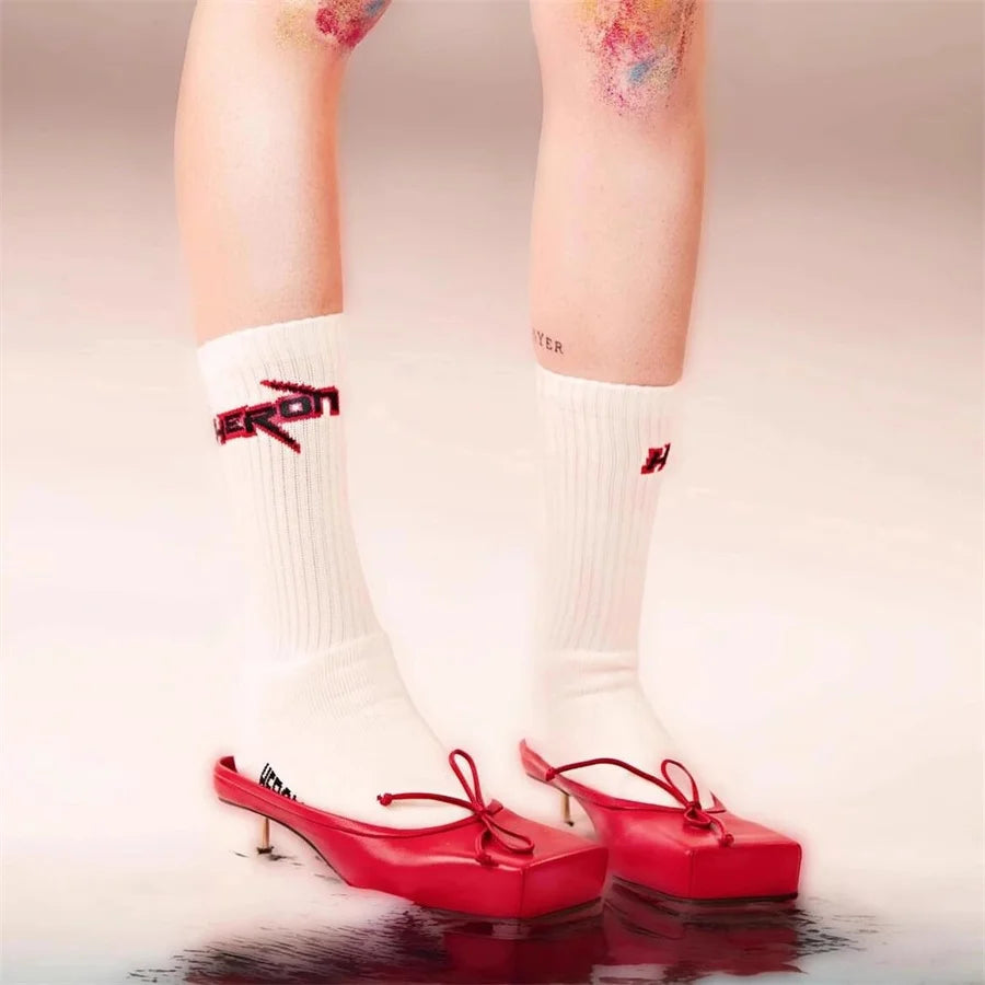LBSFY  -  Fashion Square Toe Women Slippers High Heel Dress Pumps Red Shoes Woman 2024 Luxury Bowknot Ladies Sandals Runway Mules