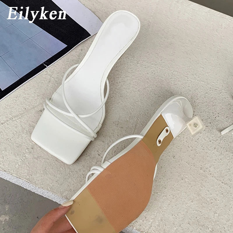LBSFY -Fashion Gold Silver Sandals Thin Low Heel Lace Up Rome Summer Gladiator Women Casual Narrow Band Shoes Sandalias De Mujer
