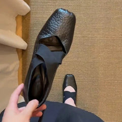 LBSFY -Brand Designer Women's Ballet Flats Round Toe Soft Sole Lightweight Satin Spring Sweet Dancing Mary Jane Shoes for Ladies