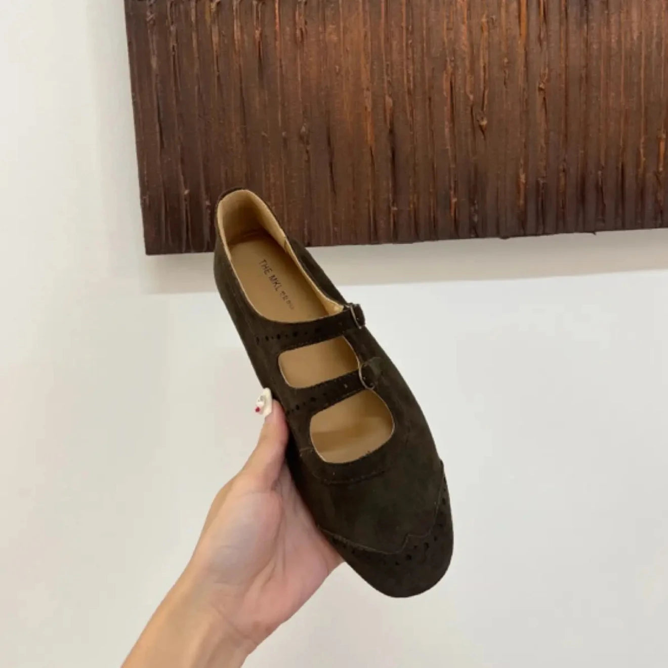 LBSFY -New Mary Janes Flats Shoes Ballet Casual Sneakers Women Sandals Loafers Trend Shallow Dress Suede Comfort Zapatos Mujer