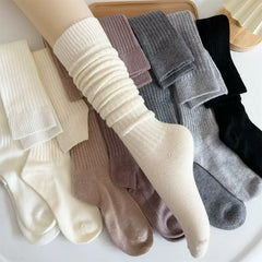Lbsfy Women's Wool Cashmere Thermal Long Sock Homewear Sleeping Thicken Warm Crew Socks for Women Socks Autumn Winter Calcetines Mujer