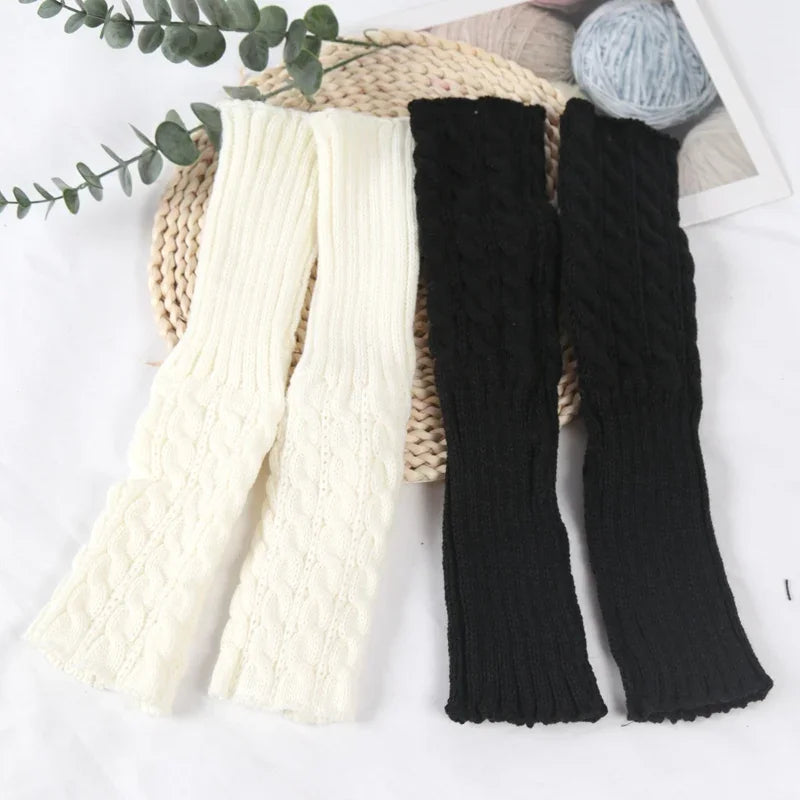 Lbsfy Sweet Children Leg Warmers Lolitas Twist Knitted Socks Korean Baby Girls Warm Foot Cover Guards Elastic Versatile Elephant Socks