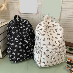 LBSFY -Bow Shaped Backpack, New Spring and Summer Backpack, Fashionable, Casual, Versatile for Commuting, Sports, Travel Backpack