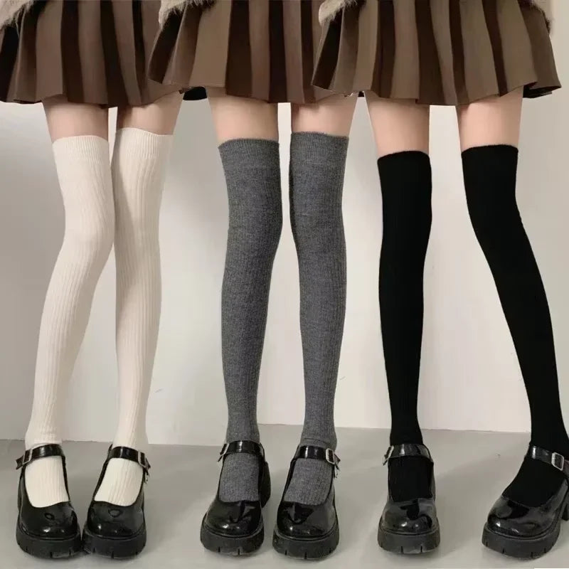 Lbsfy Women's Wool Cashmere Thermal Long Sock Homewear Sleeping Thicken Warm Crew Socks for Women Socks Autumn Winter Calcetines Mujer